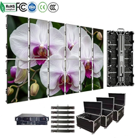 Armoire LED de location super légère 6,5 kg 500x500mm intérieur/extérieur P2.6 P2.97 P3.91 P4.81 Mur vidéo de scène à raccordement sans soudure