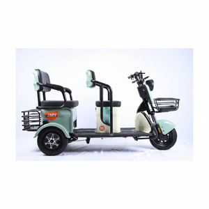 Tricycle électrique à trois roues à une vitesse, deux places, adulte, 48V, avec moteur pour passagers, fabriqué en Chine, pas cher - Product Image 1