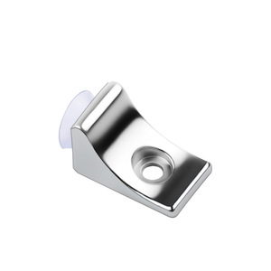 Support d'étagère à résonance en alliage de zinc, axe central 5mm 6mm, design moderne et simple pour étagères en verre ou en bois - Product Image 1