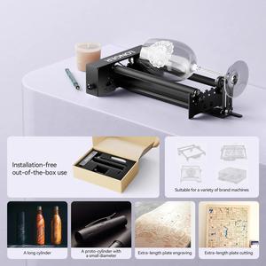 Kits de mise à niveau de rouleaux rotatifs plus longs pour graveur laser - Product Image 6
