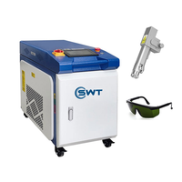 Máquina de Limpieza Láser Industrial SWT de 3000W 1500W para Eliminar Óxido y Pintura de Metal, Limpiador Láser de Fibra Portátil de Mano