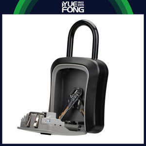 Yuefeng Combination Lock <b>Box</b> Aluminum Alloy Resettable Hanging Lock For Travel <b>Security</b> Gray - Product Image 3