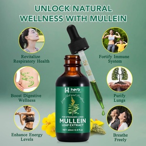 ODM/OEM Marca Privada, Extracto de Hoja de Gordolobo 16 en 1, Complejo Líquido Oral de Vitaminas y Minerales, Limpieza Pulmonar, Inmunidad Respiratoria, Negro - Product Image 5