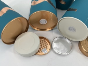 Van Khử Khí Một Chiều Tùy Chỉnh Lon Đóng Gói Hạt Cà Phê Nắp Vặn Kim Loại Ống Trên Dễ Bóc Lá Nhôm - Product Image 4