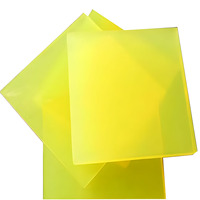 Feuille de polyuréthane PU transparente Feuille de moulage en plastique plat d'uréthane pour les applications de feuille de caoutchouc de silicone polyester
