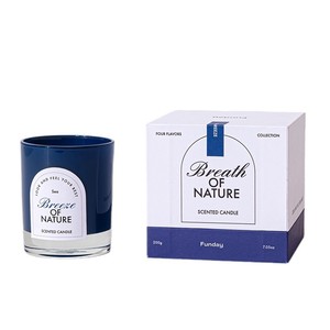 Funday Breath Of Nature Scented Candle 750ml Floral Plant Essential Oil Soy Wax Minimalist Style - Product Image 5
