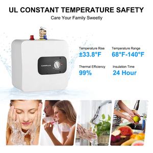 CAMPLUX ME40B 4 galon On-Demand elektrikli SU ISITICI 1.44kW 120 volt sıcak SU ISITICI ile fişli kablo ev kullanımı için - Product Image 2