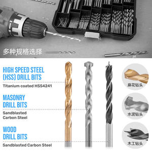 ชุดดอกสว่านไฮสเปค 130 ชิ้น แบบเมตริก ความยาวสำหรับงานเหล็ก โลหะ และงานไม้ - Product Image 5