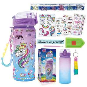 El Mejor Regalo 2025 para Unisex, Botella de Agua de Aluminio con Diseño de Animal de Dibujos Animados de 10 Pulgadas, Kits de Arte y Manualidades para Decorar con Tu Propio Color - Product Image 3