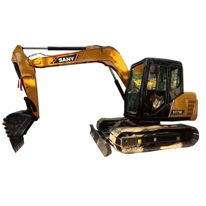 Casi nuevo, excavadora SANY sy75c, 7 toneladas, mini excavadora de orugas usada a la venta, barata, sy75 Sy 75 75c 75c-9 75-9 - Product Image 1