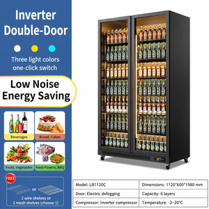 Freezer Beverage Display Refrigerator Commercial Single Glass Freezer for Bar KTV Stores Hotel Supermarket - Product Image 3
