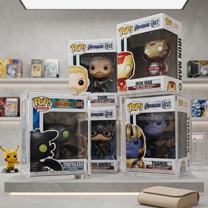 Étui de présentation Funko Pop en acrylique transparent avec couvercle magnétique empilable, résistant à l'usure et anti-poussière pour Marvel, échantillon gratuit - Product Image 2