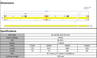 Meilleur prix, bande LED COB adressable 24V SPI Ws2811, 12 mm, couleur blanche, 420 LED/m