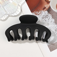 Pince à cheveux LUOXIN Premium mate en forme de griffe de citrouille, grande taille, polyvalente et raffinée, pour chignon arrière, accessoire capillaire pour femme