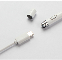 Stylet en métal et plastique pour iPad Pro/Mini/Air et tablettes Android, noir/blanc, attraction magnétique, longue autonomie