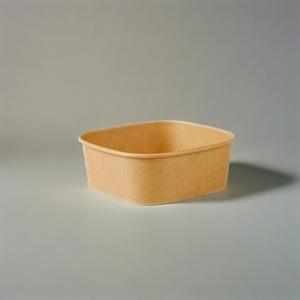 Restaurant écologique à emporter emballage de restauration rapide soupe salade récipient alimentaire bol en papier jetable avec couvercles - Product Image 1