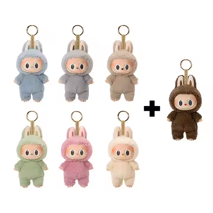 キーホルダー・アクリルキーホルダー POPMART EXCITING MACARON LABUBU Pop Mart x THE MONSTERS: Exciting Macaron Series Plush