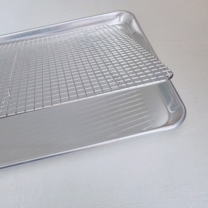 LFGB Approved Aluminum Alloy Cookie Snack Sheet Pan Set <strong>Toaster</strong> Oven Baking <strong>Tray</strong> for Commercial Oven Bakeware - Product Image 4