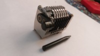 Machine à numéroter à 7 chiffres, style inversé gothique, sans symbole