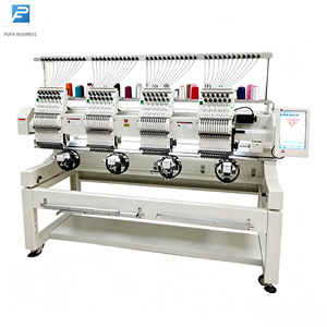 Máquina de Bordar de 4 Cabezas, Comercial, Multiagujas, Digital, Computarizada, para Bordado de Gorras, Prendas y Bordado Plano - Product Image 2