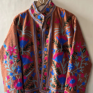 Giacche Suzani Ricamate a Mano con <span class=keywords><strong>Motivi</strong></span> Floreali, Stile Etnico Tribale Vintage per Boutique - Product Image 1