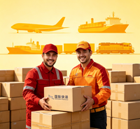 Logistique Intermodale Professionnelle Aérienne + Express Chine-UE DDP Livraison Porte-à-Porte Préparation Amazon FBA Stockage Étiquetage Retour Manutention Inversée
