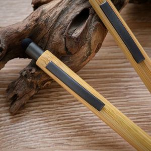 Regalos para el Día del Padre, Bolígrafo Ecológico y Duradero de Bambú, Logotipo Personalizado Impreso en Serigrafía, Regalo Promocional con Mecanismo de Clic - Product Image 2