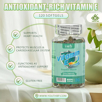Softgel Vitamin E Potensi Tinggi 800 IU untuk Kelompok Usia Emas, Suplemen Grosir, Layanan OEM, Pasokan Instan Siap Kirim