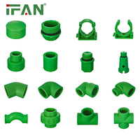 IFAN Fabrication Ppr Tuyau et Raccord Soudage par fusion Raccord de tuyau Ppr Prise Coude Raccords PPR Matériaux de plomberie