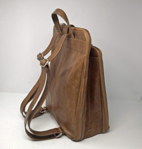 Real Handmade Pure Leather New Arrival Western Designer Hand <b>Tooled</b> Hot <b>Backpack</b> High Quality Genuine Leather <b>Backpack</b> for Women - Product Image 4