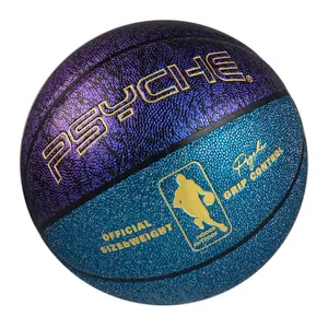 Cina all'ingrosso Logo personalizzato Indoor Outdoor Nice Boy Fans basket laminato basket ball gonfiare basket