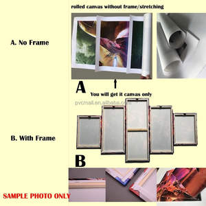 Cuadros de lona estampados para decoración del hogar, pinturas románticas de amapolas para pared, <span class=keywords><strong>pintura</strong></span> de flores, juego de <span class=keywords><strong>pintura</strong></span> con lienzo, 5 uds. - Product Image 4