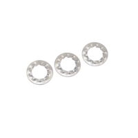 Acier inoxydable 304/316 A2-70 A4-80 DIN6798 Type-J Joint métallique à roulement à dents en étoile Dents internes Rondelles de blocage à ressort dentelé