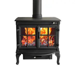 European Hot Sale Indoor Heating And Cooking Wood Burning Stove