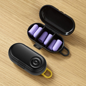 As SAGE Custom Logo compatto portatile organizzare scatola Anti-smarrimento piccoli oggetti <span class=keywords><strong>per</strong></span> <span class=keywords><strong>la</strong></span> <span class=keywords><strong>casa</strong></span> di stoccaggio insonorizzato tappi <span class=keywords><strong>per</strong></span> le orecchie <span class=keywords><strong>regalo</strong></span> aziendale - Product Image 2