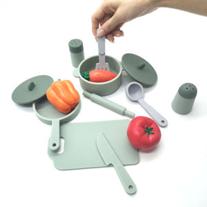 9pcs Play <strong>Kitchen</strong> <strong>Accessories</strong> Set Kids <strong>Kitchen</strong> Silicone Pretend Toys <strong>Kitchen</strong> Toy Set for Cooking - Product Image 5