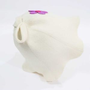 Gorro de Sauna de Lana Natural para <span class=keywords><strong>Hombre</strong></span> y Mujer, <span class=keywords><strong>con</strong></span> Flores, Ecológico, Aislante, para Spa, Baño de Vapor, Banya - Product Image 3