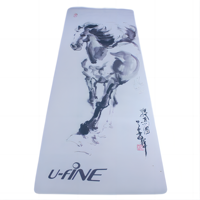 Tapis de Yoga en caoutchouc en tissu suédé écologique du zodiaque chinois 12-Fine Copyright