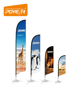 Poteau pliant en fibre de verre, drapeau personnalisé de plage avec plumes, <span class=keywords><strong>2020</strong></span> - Product Image 4