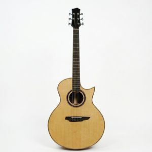 กีตาร์โปร่งอะคูสติกแบบ Cutaway ขนาด 41 นิ้ว รุ่น JF Scoop  หน้าไม้ Spruce Engelman แท้  หลังและข้างไม้ Mahogany แท้  ฝังลาย Abalone  แบบ OEM - Product Image 1