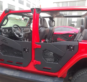 <span class=keywords><strong>Prix</strong></span> bon marché personnalisé <span class=keywords><strong>2</strong></span>/4 demi-porte <span class=keywords><strong>portes</strong></span> en tube d'acier avec miroirs pour <span class=keywords><strong>Jeep</strong></span> <span class=keywords><strong>Wrangler</strong></span> JK/JL 2007-2017 - Product Image 4