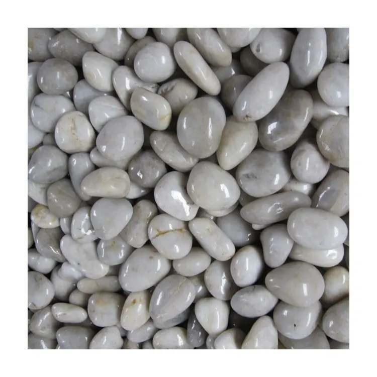 Wholesale river rock landscaping luminous flooring garden grey pebble