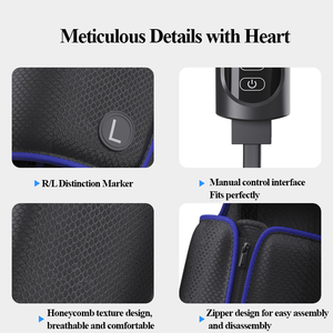 Bottes de massage à compression d'air séquentielle pour la récupération sportive rapide et la circulation sanguine - Product Image 5