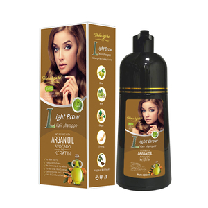 Fabbrica OEM ODM <span class=keywords><strong>castano</strong></span> <span class=keywords><strong>chiaro</strong></span> istantaneo tinture per <span class=keywords><strong>capelli</strong></span> crema Semi-permanente veloce colorante Shampoo per cambiare il <span class=keywords><strong>colore</strong></span> dei <span class=keywords><strong>capelli</strong></span> - Product Image 1