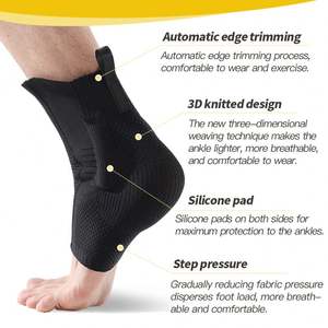 नए डिजाइन संपीड़न टखने की आस्तीन को दर्द राहत, पौधा फासीइटिस, चिल्स टेंटनोइटिस के लिए समर्थन को ब्रेस करें - Product Image 5