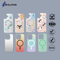 Panneau arrière remplaçable d'impression UV colorée personnalisée en usine pour iPhone 17 étui de téléphone avec blanc magnétique