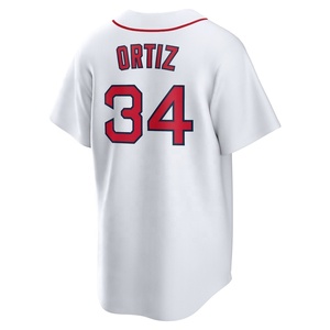 <span class=keywords><strong>Camiseta</strong></span> de Béisbol Bordada al por Mayor de los <span class=keywords><strong>Boston</strong></span> <span class=keywords><strong>Red</strong></span> <span class=keywords><strong>Sox</strong></span> de EE. UU. # 19 Roman Anthony # 16 Jarren Duran # Ropa de Softbol 34 David Ortiz - Product Image 3