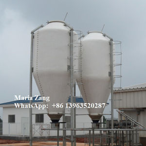 Stockage de grains de printemps pour animaux, en fibre de verre FRP, plastique renforcé, simple, pour cochon, système d'alimentation automatique, de plusieurs capacités disponibles - Product Image 2