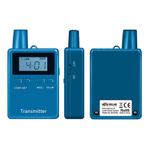 Système de guide touristique sans fil 2.4G Récepteur/émetteur à faible latence avec CE ROHS pour guides touristiques/Hajj - Product Image 5