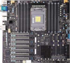 ซูเปอร์ไมโคร X12SPA-TF เวิร์คสเตชั่นแบบช่องสัญญาณเดียว LGA4189 พิน รองรับ IPMI แบบดูอัล 10 กิกะบิต รองรับการ์ดกราฟิก 4 ตัว เมนบอร์ด M.2 - Product Image 1